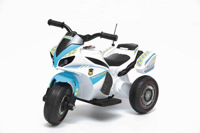 6v Kids Electric Ride on Police Trike Motorbike
