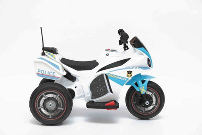 6v Kids Electric Ride on Police Trike Motorbike