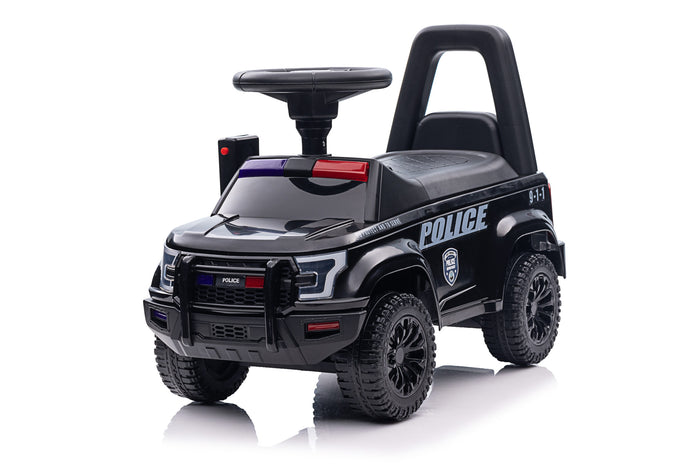 Foot-to-Floor Police Ride-On for Toddlers