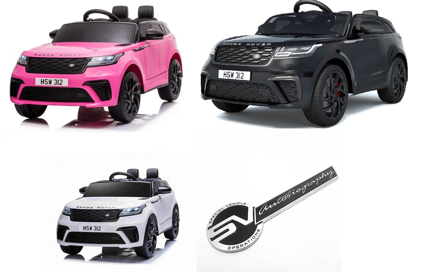 Licensed Range Rover Velar Autobiography Kids Electric Car – Electric ...