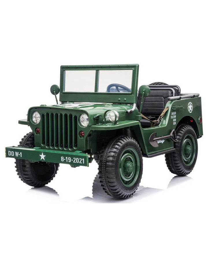 Army Green Jeep for kids