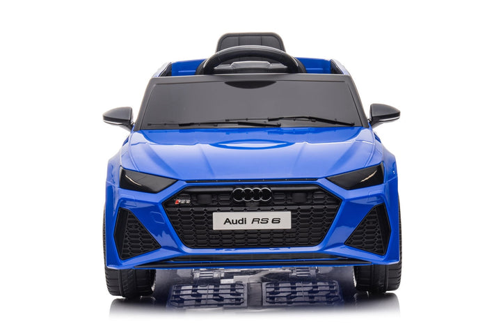 Blue Audi RS6
