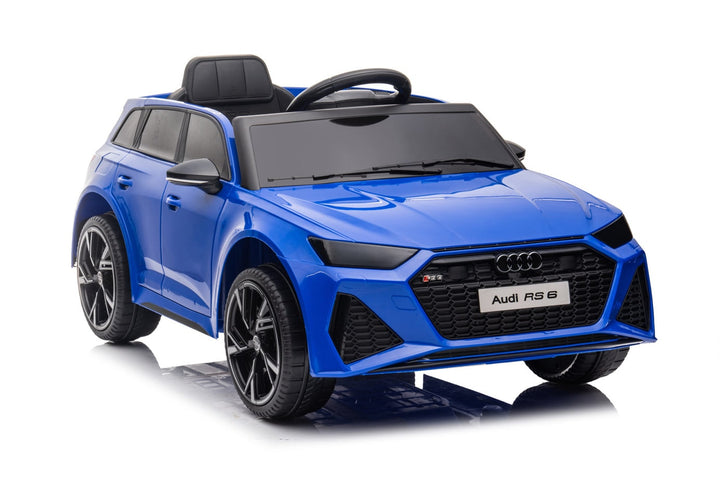 Blue Boys Audi electric ride on car