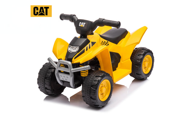 CAT 6V Kids Electric Quad – Licensed Caterpillar Ride On for Toddlers with Light & Horn