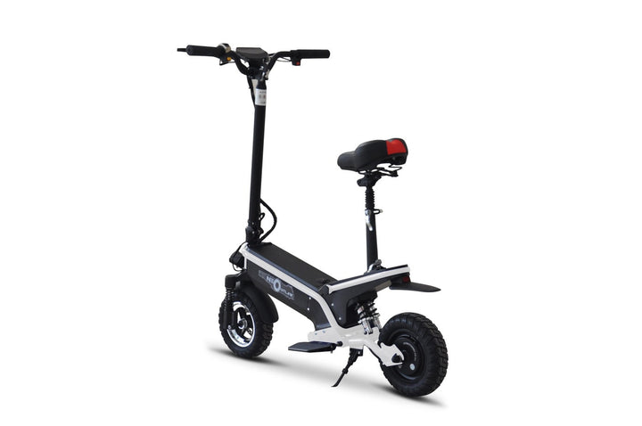 White Adult Scooter with Seat