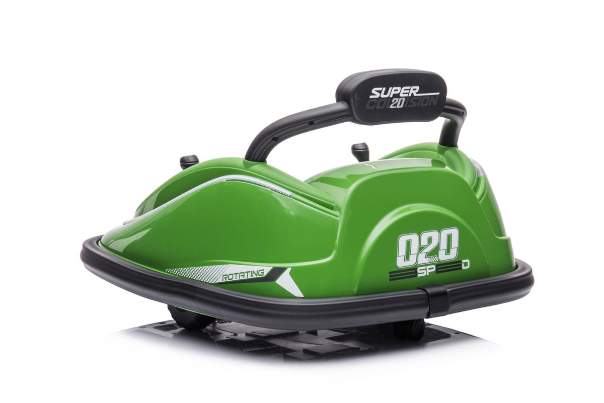 Kids Green Electric Bumper Car