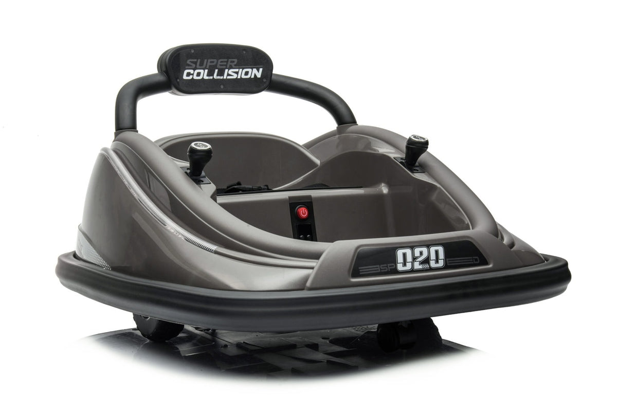 grey kids cyclone go kart
