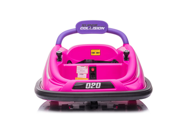 Pink 12v ride on kids go kart