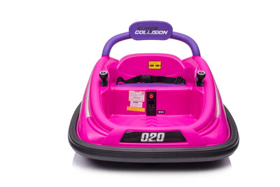 Electric Bumper Car Pink with remote