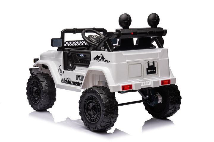 White toyota Ride on