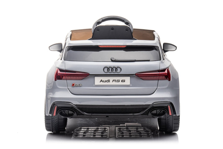 Grey Kids Audi RS6 Ride on Car