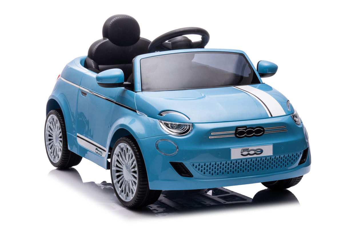 Fiat 500 Kids Blue Ride on Car – Electric Ride On Cars