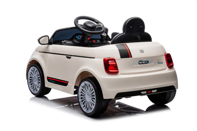Fiat 500 White kids Car