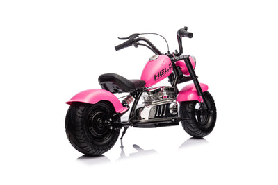 Charming Pink Kids Motorbike - 24V Power
