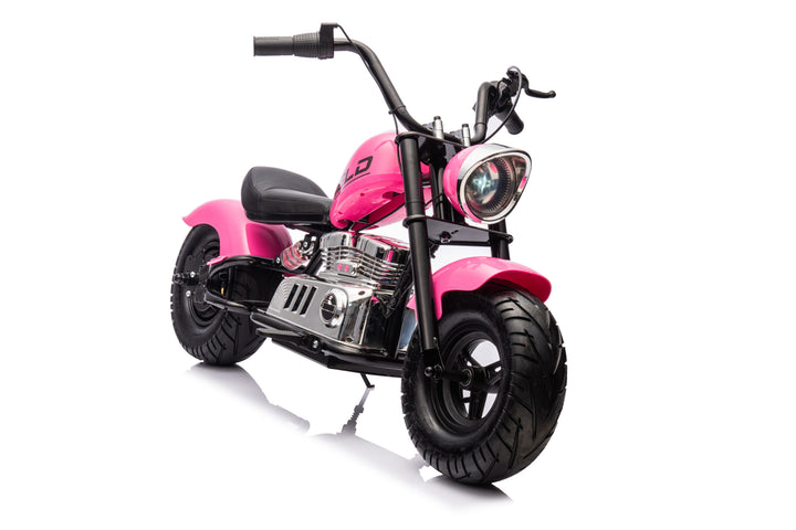 Charming Pink Kids Motorbike - 24V Power