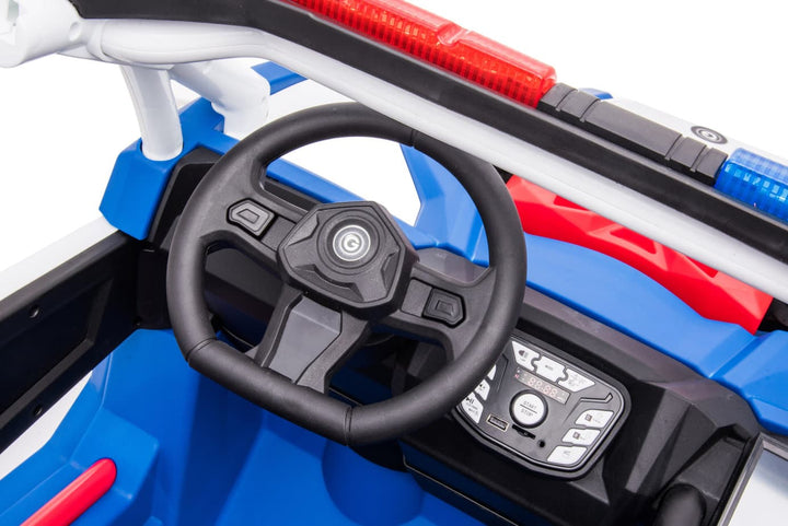 Police Buggy with Steering Wheel