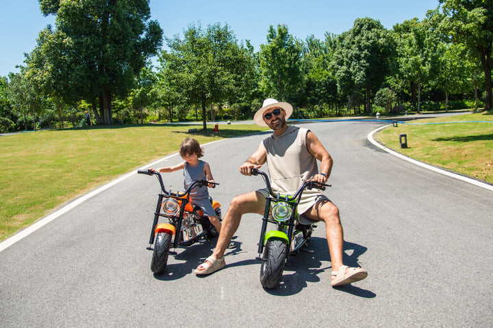 Premium Kids Electric Motorbike - Red Blue Pink Options