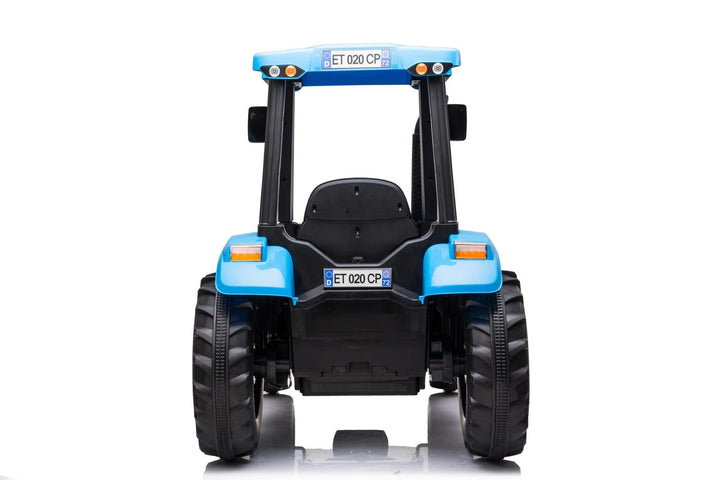 Blue 24v Kids Ride on Tractor