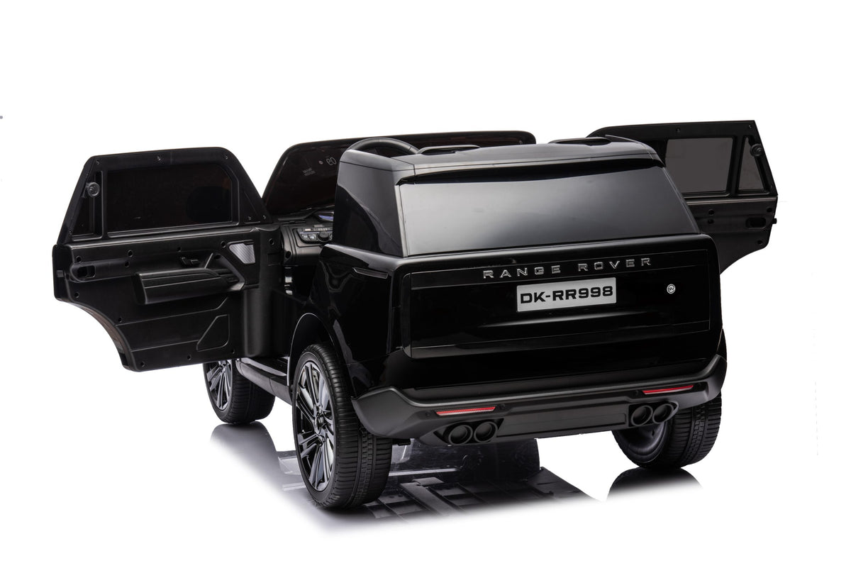 Range Rover kids ride in electric car Black