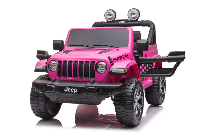 Girls ride on Jeep
