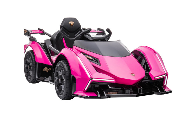 24v Kids Ride on Pink Car