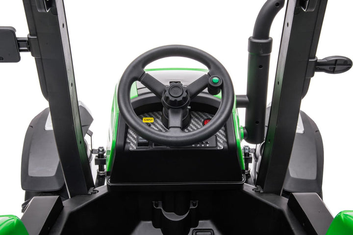 kids rid eon tractor steering