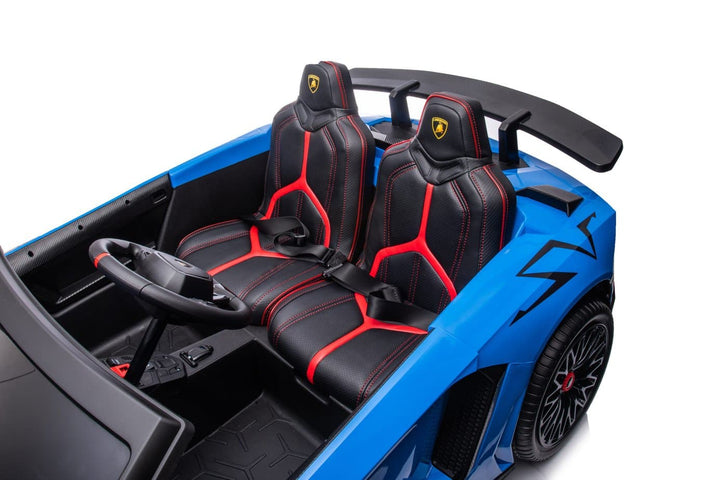 leather Seat on XXL 2 Seater Lamborghini Ride on