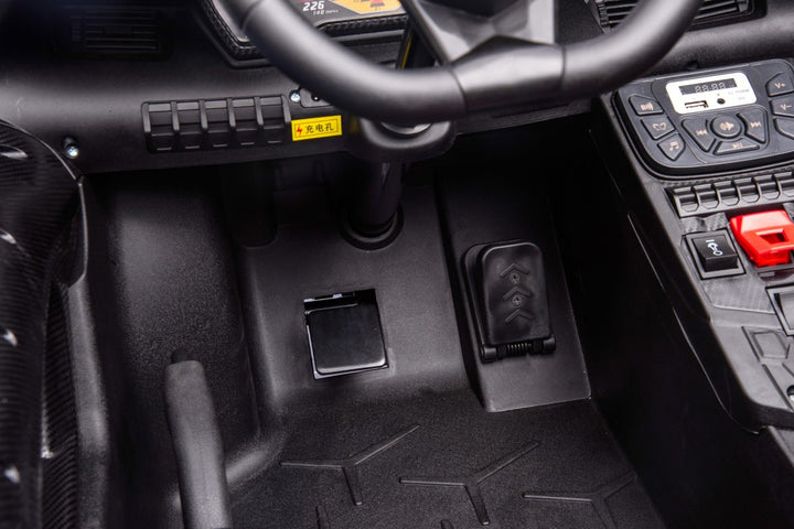 Internal Images of extra large kids ride on Lamborghini