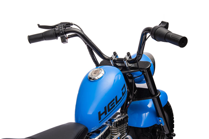 Blue 24V Kids Electric Motorbike - Adventure Ready