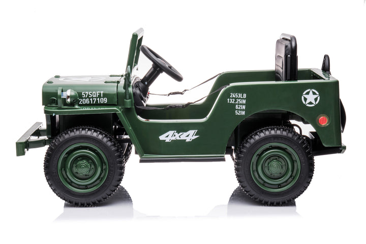 Children's electric Willys Jeep toy, off-road design