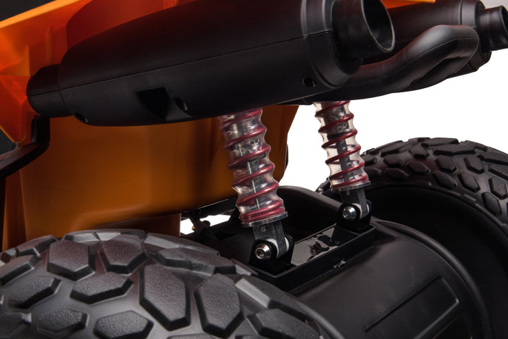 12v Kids Electric Quad Bike Orange