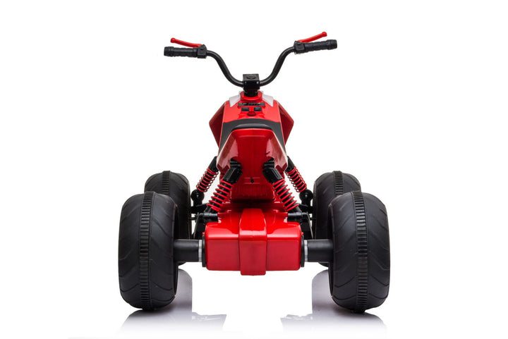 RED KIDS QUAD BIKE WITH RUBBER WHEELS