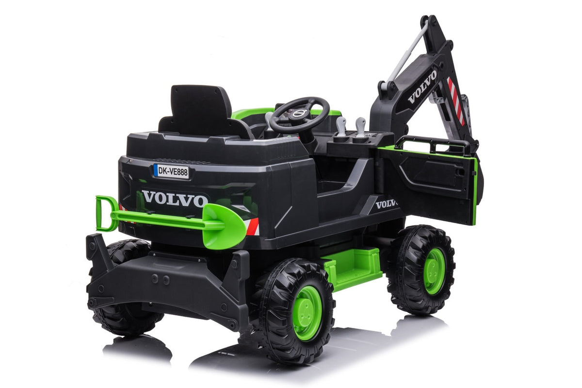 Licensed Green Volvo kids digger