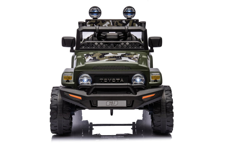 Army Green Jeep Ride on Toyota