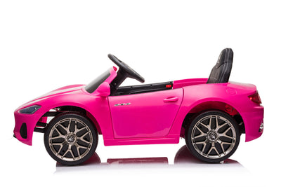 kids pink electric car