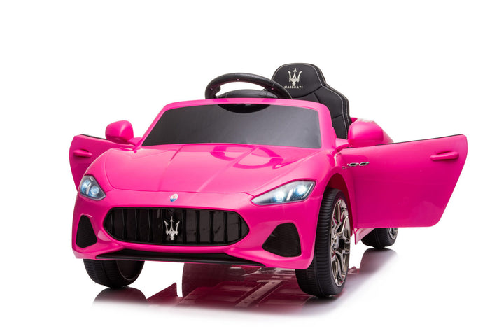 kids 12v pink ride on car