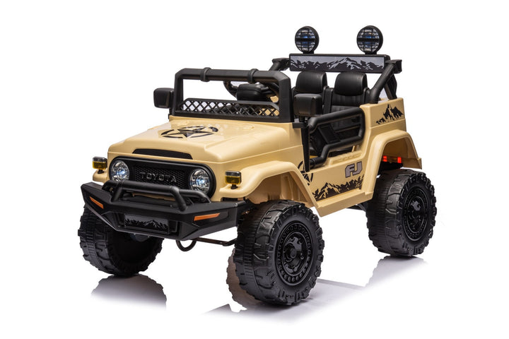 khaki jeep ride on