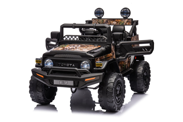 Kids Ride on Jeep Toyota Fj40 black