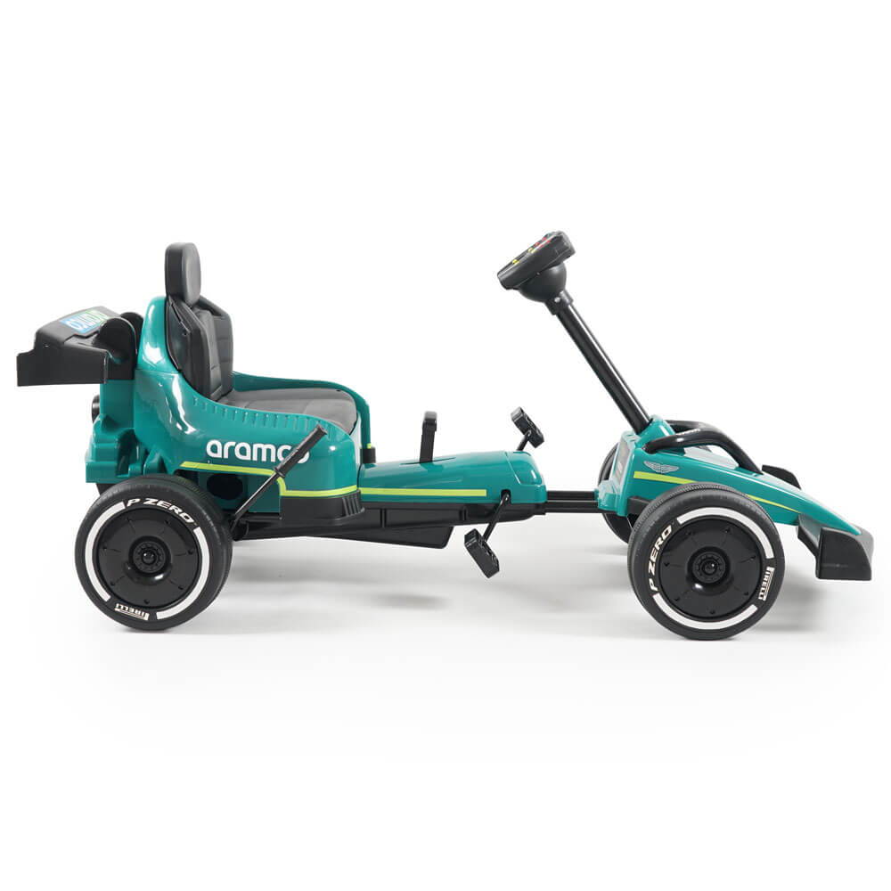 Kids Aston Martin F1 Pedal Kart | British Racing Green | Ages 4-8