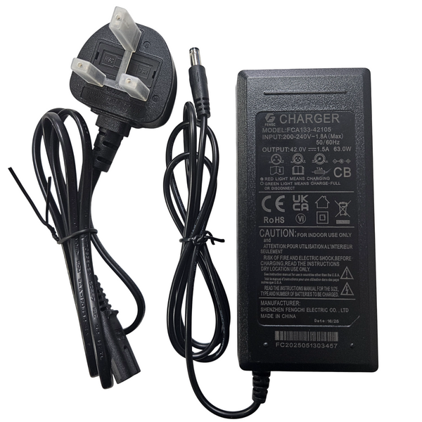 FCA133-42105 42V 1.5A Charger for Neo Outlaw Surge 18" Electric Bike