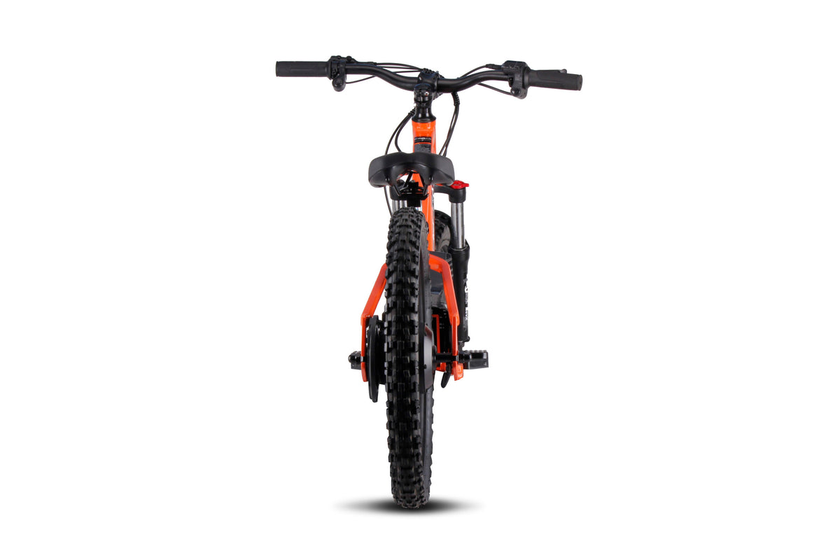 Neo Outlaw Orange 36v fast electric bike for older kids