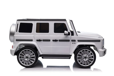 Kids White G Wagon Ride on Car with High Doors