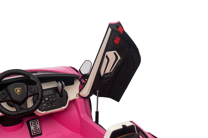 Pink 2 Seater Lamborghini Sian Kids Ride On