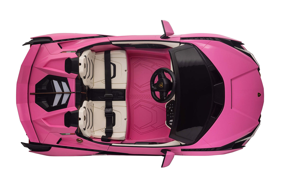 Eye-Catching Pink Lamborghini Sian for Kids