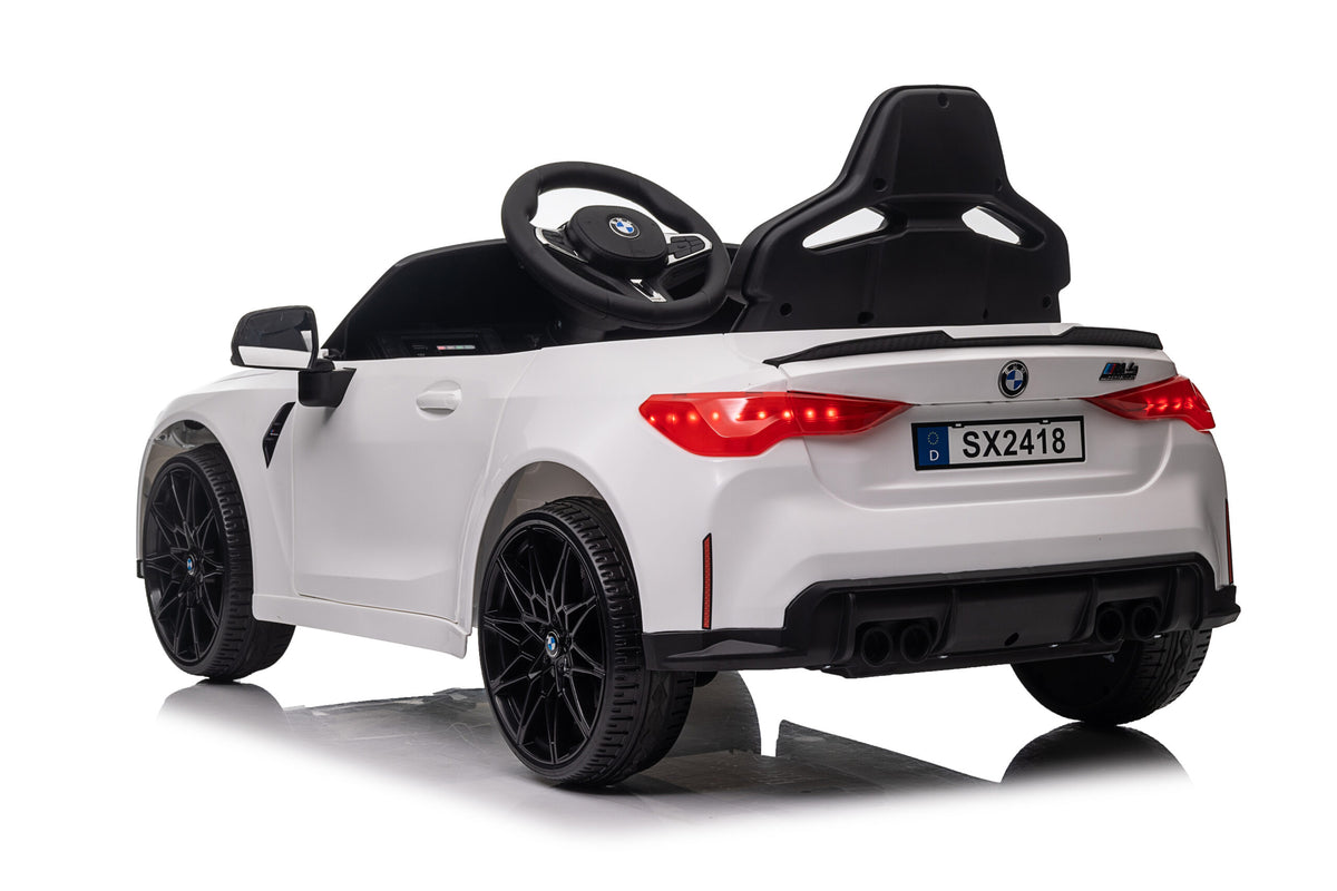 Licensed 12V BMW M4 Ride-On Coupe for Kids – Electric Ride On Cars