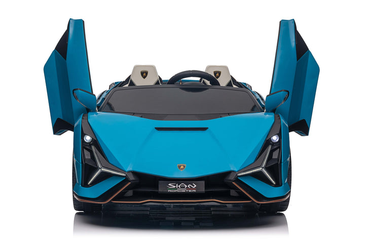 Dynamic Blue Lamborghini Sian Ride On Toy