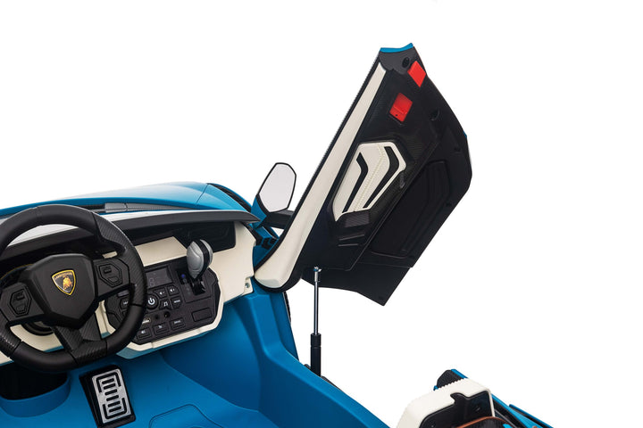 Cool Blue 2-Seater Lamborghini Sian Ride On
