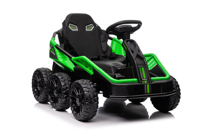Kids Playing Electric Go Karts
