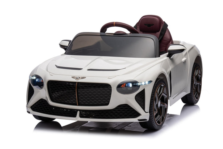 Kids White Bentley Car