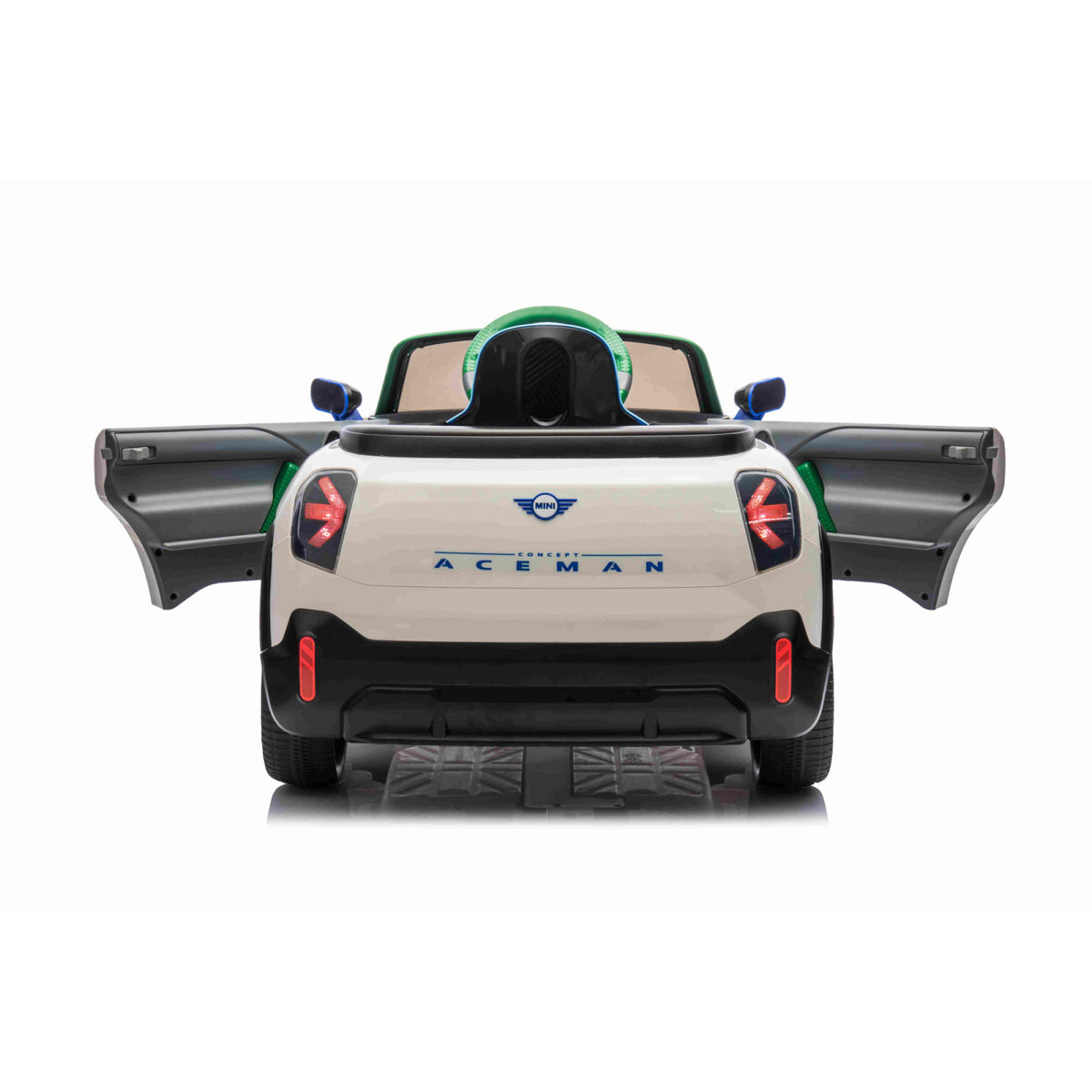 Kids 12v Electric car with remote white